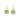 Mint Green Crystal Drop Earrings